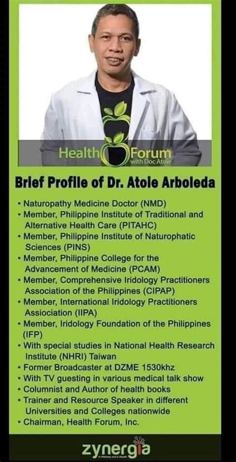 dr atoie arboleda education